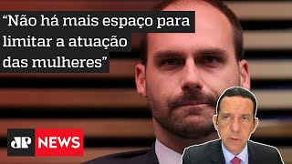 Eduardo Bolsonaro faz postagem associando acidente da Marginal Tietê à contratação de mulheres