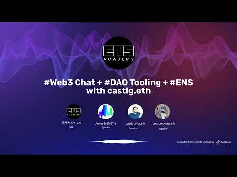#Web3 Chat + #DAO Tooling + #ENS with castig.eth