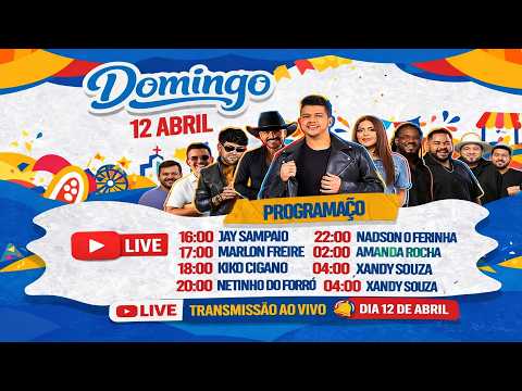 DOMINGO AO VIVO, FESTA DA CIDADE, SHOWS E MUITA ANIMAÇÃO