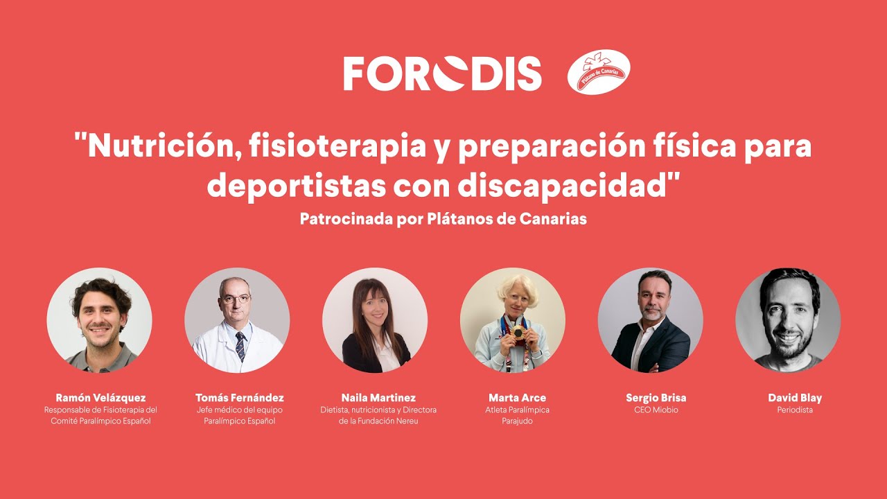 FORODIS | Mesa 03: Nutrición y recuperación en el deporte para personas con discapacidad