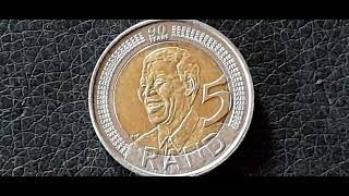2008 MANDELA R5 COINS.