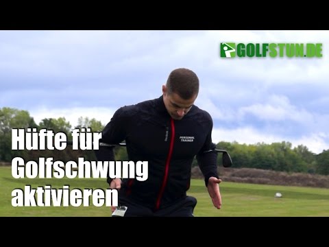 Hüfte für den Golfschwung aktivieren