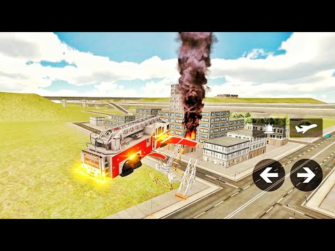 Flying Firefighter Truck | #1 | Flying Fire Service Gameplay Game Liker Pro On YouTube