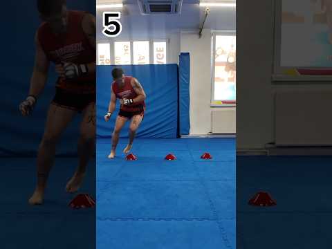 5 drills for better MuayThai footwork🔥 #mma #kickboxing #muaythai