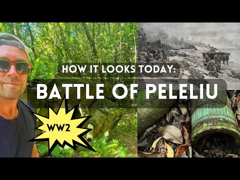 World war 2 battle of Peleliu (Palau): how it looks today!