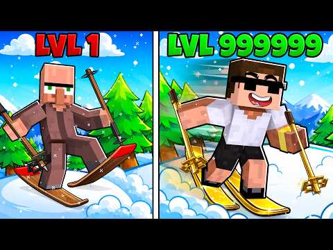 From Lvl 1 to Lvl 999999 in SKI Race in Roblox..