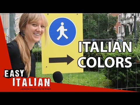 How To Name And Pronounce Colors In Italian | Super Easy Italian 13
