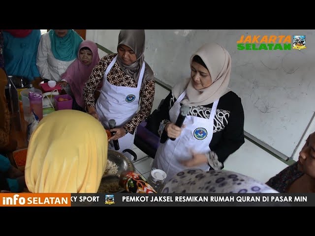 Pemkot Jaksel Gelar Pelatihan Pembuatan Kue Basah di RPTRA Akasia