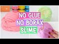 MAKING 4 AMAZING DIY No Glue, No Borax FAMOUS Slime Recipes!