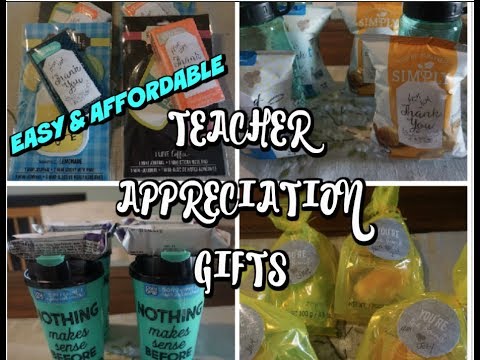 EASY & AFFORDABLE TEACHER APPRECIATION GIFTS ~ Dollar Tree/Target/Walmart Video