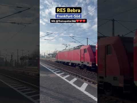 Frankfurt-Süd Abfahrt BR146😍/RE50➡️Fulda #br146 #regionalbahn #db #zug #shorts