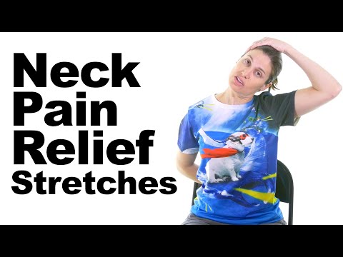 Neck Pain Relief Stretches - 5 Minute Real Time Routine