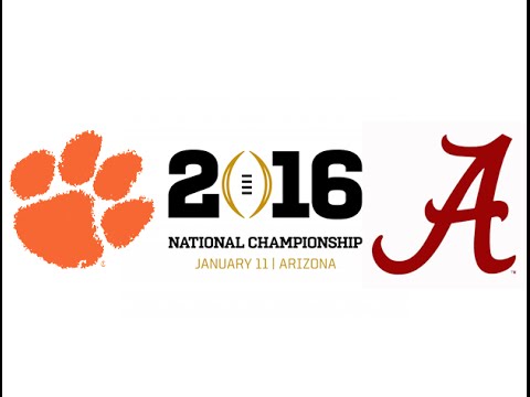 2016 CFP National Championship, #1 Clemson vs #2 Alabama (Highlights)
