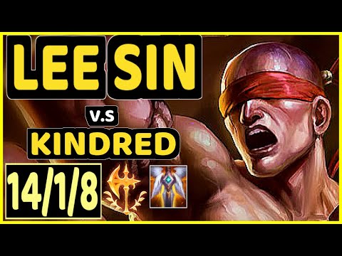 STEFAN (LEE SIN) vs KINDRED - 14/1/8 KDA JUNGLE GAMEPLAY - EUW Ranked GRANDMASTER