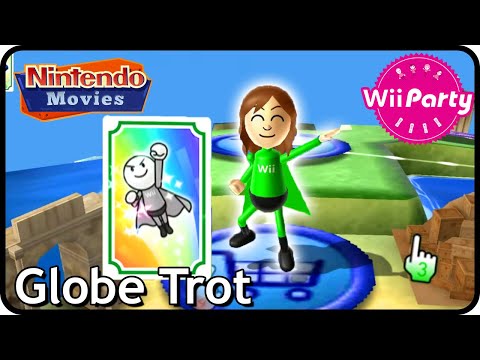 Wii Party - Globe Trot (4 Players, Maurits vs Myrte vs Danique vs Bryan)