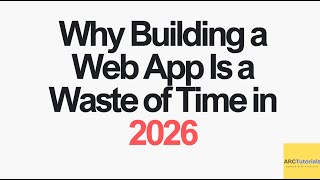 The App-Pocalypse: Why Building Web Apps is a Waste of Time in 2026 #aiimpact #aiproblems #aieffects