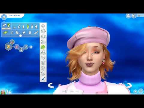 the sims 4 alpha cc style download girl Zoey Martin by Bonita100 Cas Video Preview