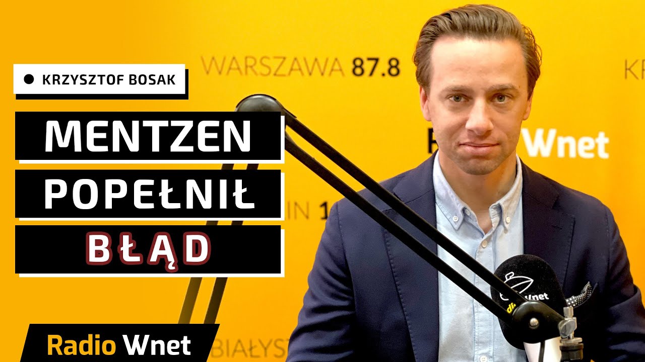 Krzysztof Bosak: Mentzen popełnił błąd pijąc piwo z liderami PO. Spoufalania się z PO jednak nie ma