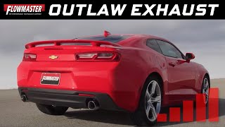Flowmaster (817745): Outlaw Axle-Back Exhaust System for ’16 Camaro SS 6.2L