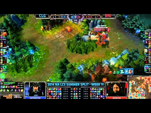 CLG vs DIG Highlights - 2014 NA LCS W11D1
