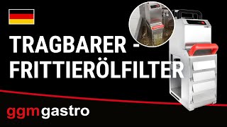 VITO | Filtre à huile de friture portable - 40 litres/minute - pour friteuses de 12 litres max.