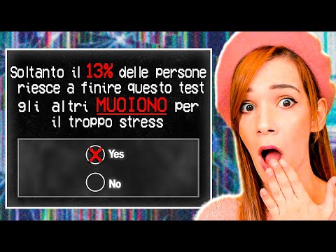 NON FARE QUESTO TEST A CASA DA SOLO! *Te ne pentirai*