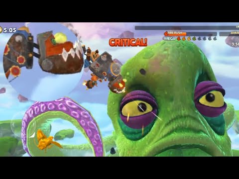 Mecha Dragon Mechamuncher KILLS Giant Octopus OCTONI - HUNGRY DRAGON