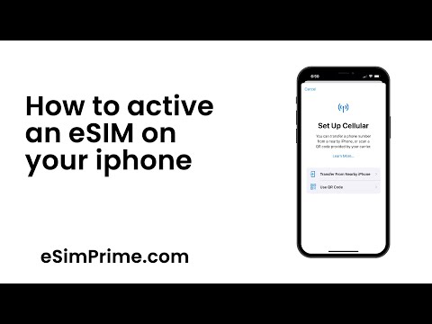 eSIM set up and activation for iPhone Guide - Esimprime.com