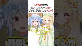 見られていたぺこーら【ホロライブ切り抜き/Hololive】#shorts #兎田ぺこら #音乃瀬奏