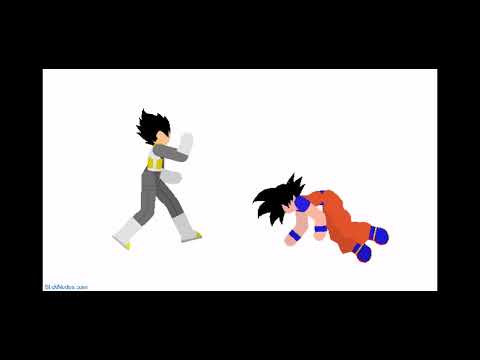 Goku vs Vegeta ( don’t judge I know it’s bad but still plz watch it) Stickfight