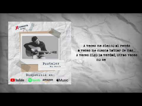 A veces - Moy García (Lyrics Video) | #Postales