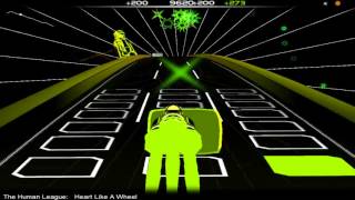 The Human League - Heart Like A Wheel in Audiosurf