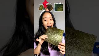 Download lagu THE SEAWEEDS ARE AS BIG AS MY FACE!! #challenge #mukbang #asmr mp3