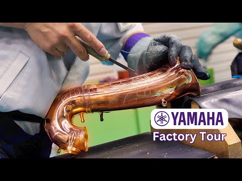 How Yamaha Makes Saxophones (Mostly) By Hand (Factory Tour)