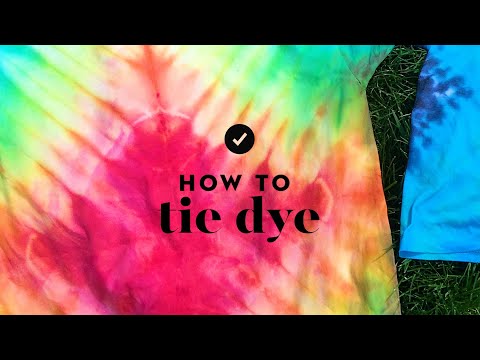 How To Tie Dye