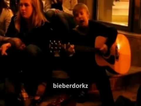 Justin Bieber Singing Sarahbeth