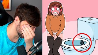 Alguém filmou escondido as partes íntimas dela e postou na internet