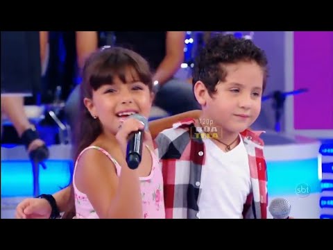 Hugo Henrique e Yasmim Programa Raul Gil ( Amo Noite e Dia)