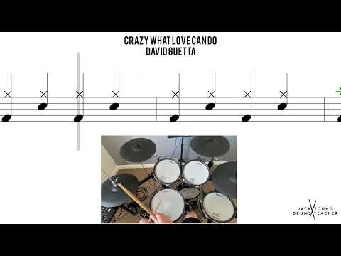 How to Play 🥁   Crazy What Love Can Do   David Guetta