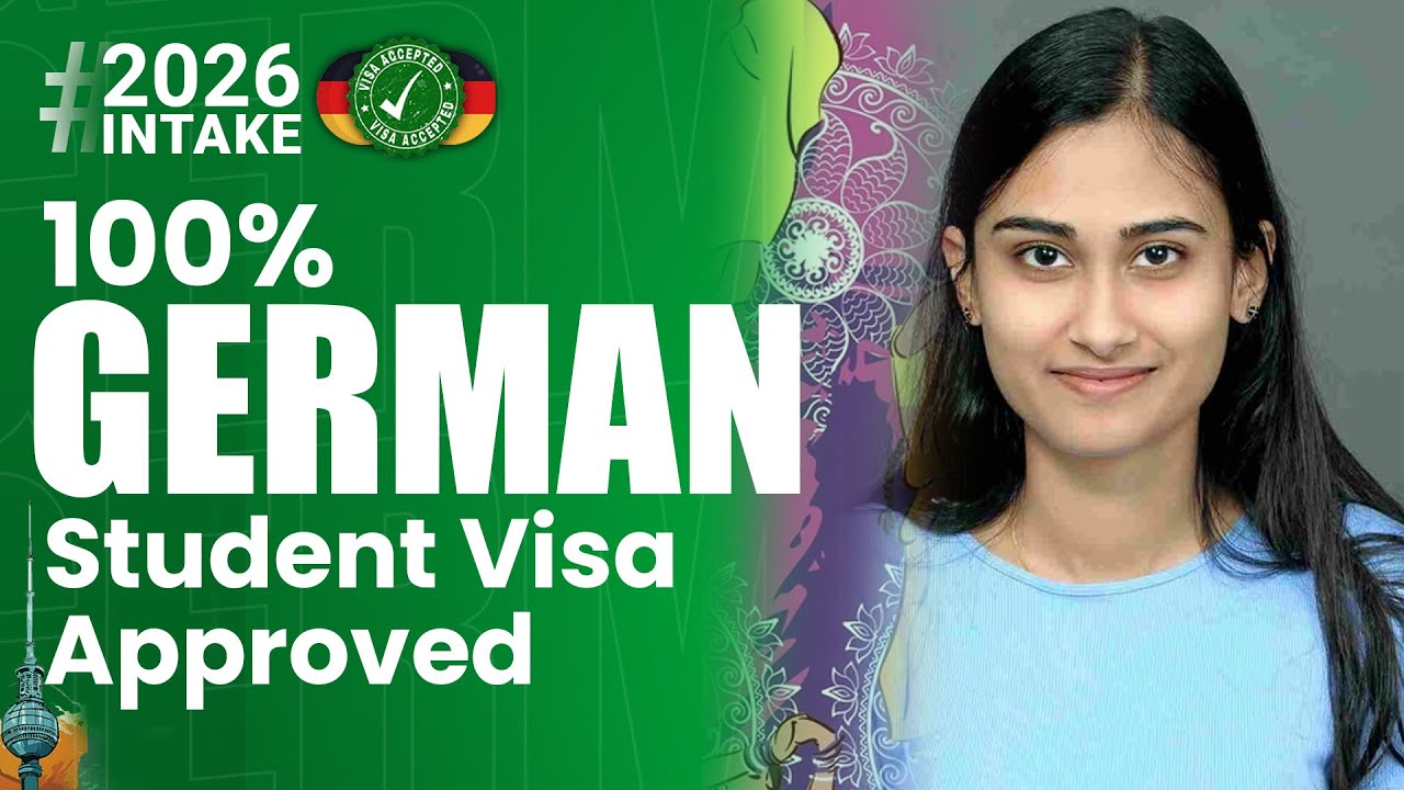Indian Girl Got German Visa & Public University Admission 2026|FULL Process German Student Visa 2026