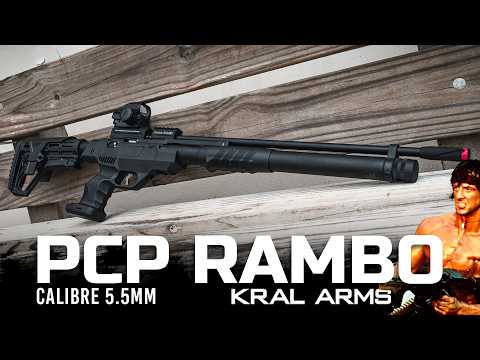Carabina PCP Puncher Rambo S Kral Arms Pump 5.5mm