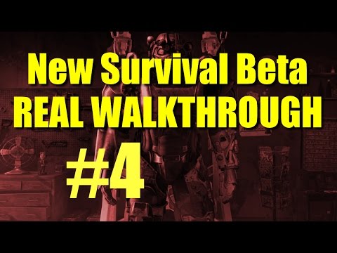 Fallout 4 Survival Beta Walkthrough Part 4 - The 30 Hubflower Northwest Wasteland Run 1