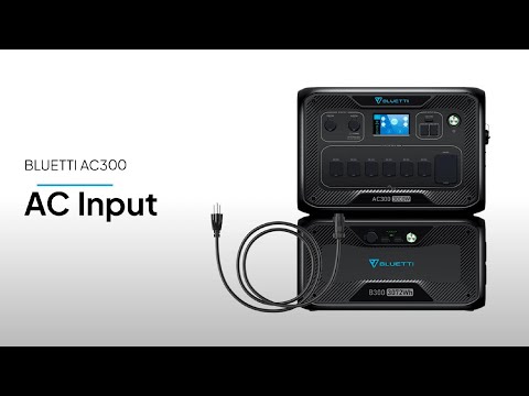 BLUETTI AC300 | AC Input