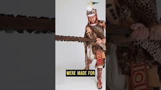 aztecs most advanced sword &quot;macuahuitl&quot; #shorts #youtubeshorts #ancienthistory