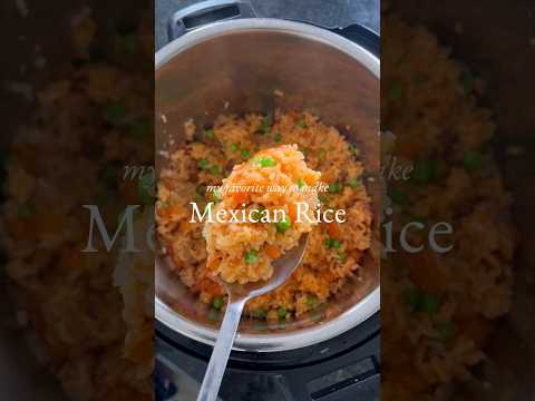 Instant Pot Mexican Rice #mexicanfood #ricerecipe