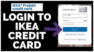How to Login to IKEA Credit Card Account