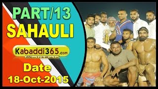 Sahauli (Ludhiana) Kabaddi Tournament 18 Oct 2015