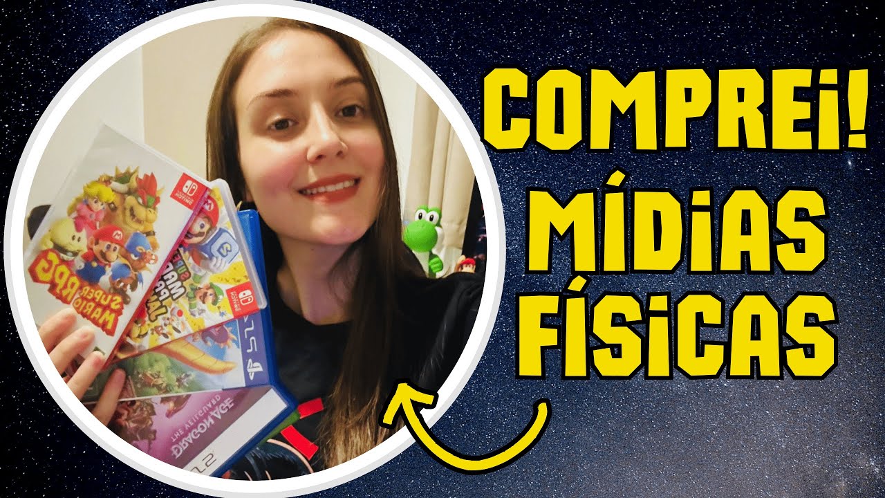 Meus Novos JOGOS em Mídia Física! Switch/PS4/PS5 e mais