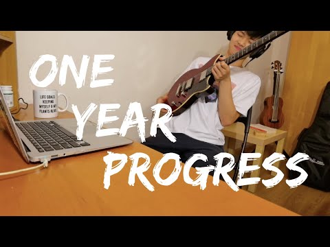 Room 335 - Matteo Mancuso Cover - My One Year Guitar Progress