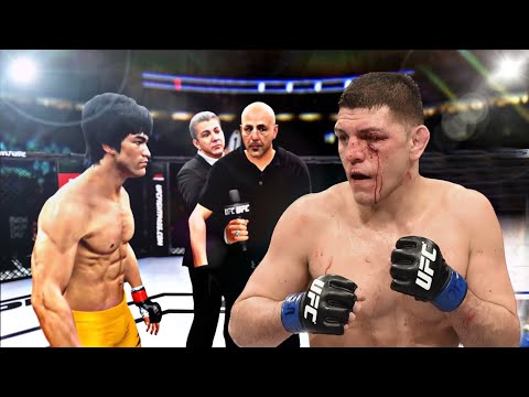 Bruce Lee vs Nick Diaz  ( EA Sports UFC 4 ) wwe mma